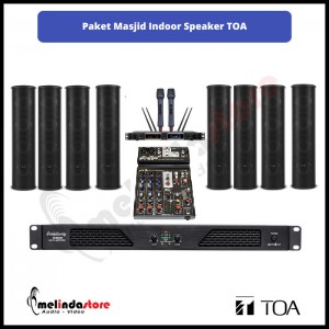 Paket Sound System Masjid Indoor Speaker TOA | 8 Speaker